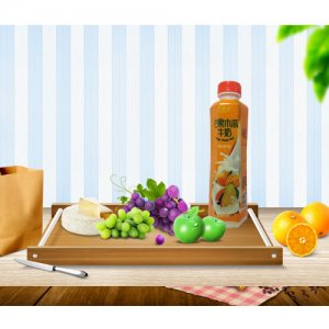 乐益天芒果木瓜牛奶500ml