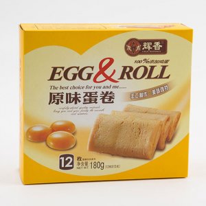辉香原味蛋卷180克