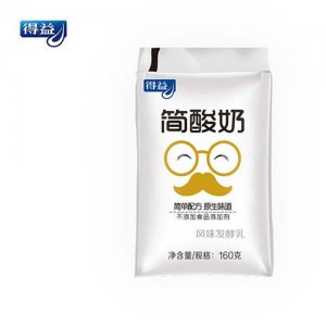 得益简酸奶160g