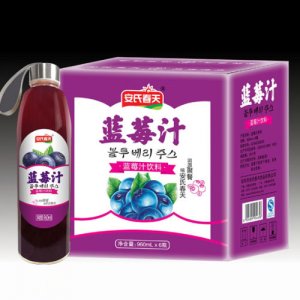 安氏春天蓝莓汁960ml