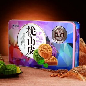 集味村桃山皮月饼