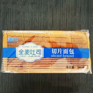 甄记坊全麦吐司切片面包380g