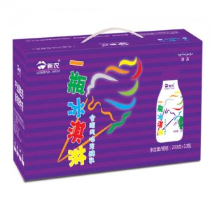 新农一瓶冰淇淋酸奶