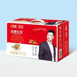 鸿博高钙核桃奶复合蛋白饮品250ml×20盒