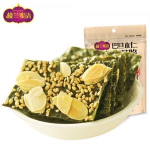 楼兰蜜语巴旦木夹心海苔脆35g