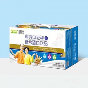 鸿博高钙中老年复合蛋白饮品250ml×20盒