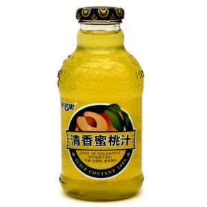 金苹果清香蜜桃汁饮料