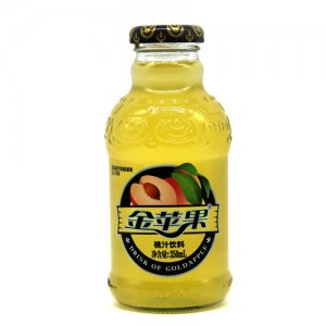 金苹果桃汁果汁饮料