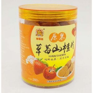 糖糖猫草莓山楂片260g