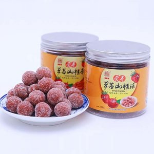 糖糖猫草莓山楂球260g