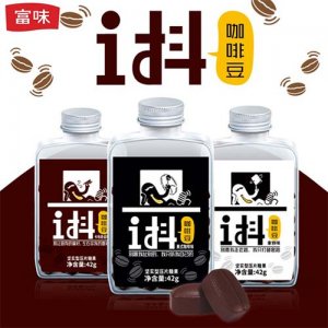 富味i抖咖啡豆压片糖42g