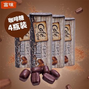 富味即食咖啡豆压片糖22g