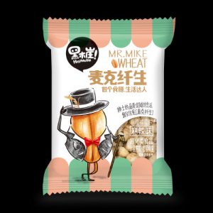 黑木崖麦克纤生膨化米果麻辣味散装
