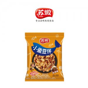 苏微鱼豆伴牛肉味