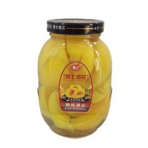 锦上添花黄桃罐头260克