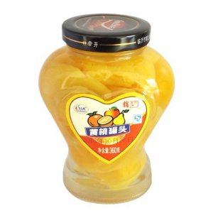 锦上添花黄桃罐头360克