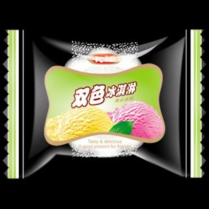 卡福双色冰淇淋（绿）
