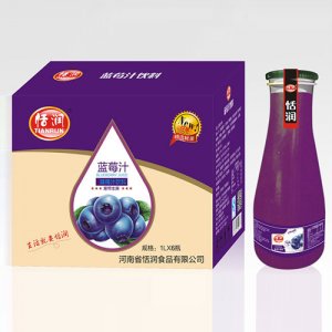 恬润蓝莓汁广口瓶