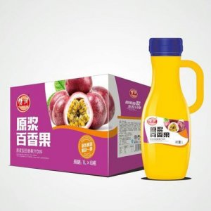 恬润手柄百香果饮料1L