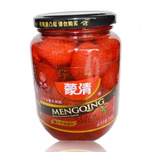 蒙清糖水草莓罐头510g