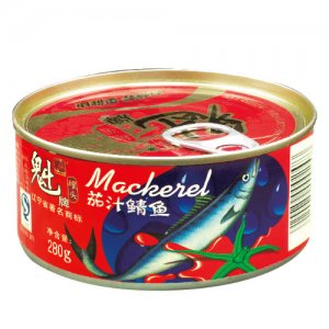 魁牌茄汁鲭鱼罐头280g