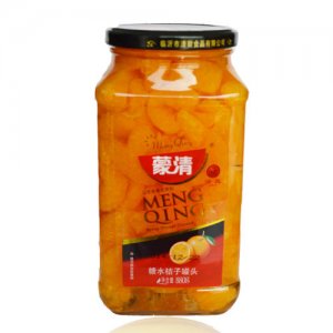 蒙清糖水橘子罐头880g