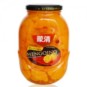 蒙清糖水橘子罐头930g
