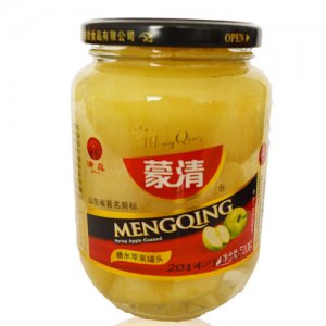 蒙清糖水苹果罐头510g