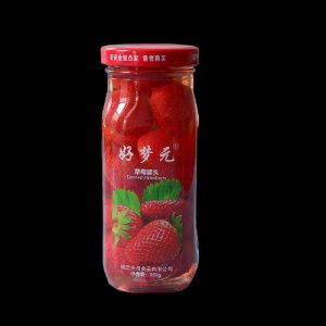 好梦元草莓罐头252g