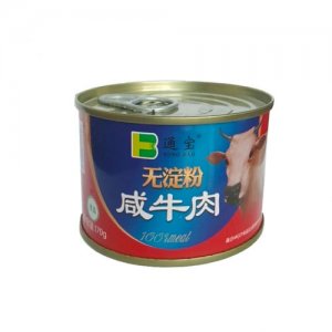通宝无淀粉咸牛肉罐头