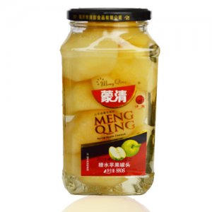 蒙清糖水苹果罐头880g
