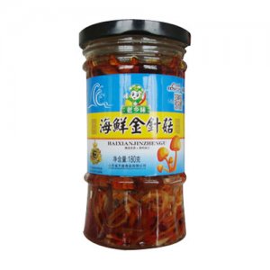 老乡味海鲜金针菇180克