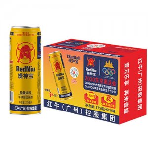 提神宝能量饮料275ml×24瓶金色箱+罐子