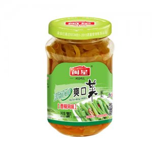 闽星香辣脆咔咔爽口菜-高瓶200g