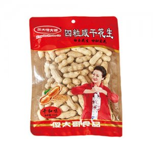 熊大傻大哥四粒咸干花生200g袋装