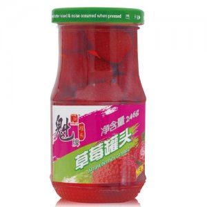 魁牌糖水草莓罐头246g
