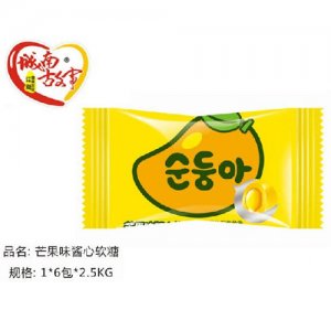 城南故事芒果味酱心软糖