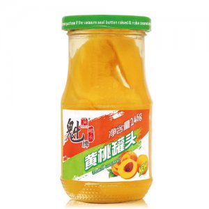 魁牌糖水黄桃罐头246g