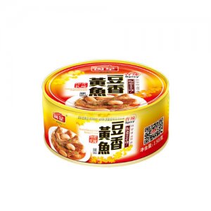 闽星香辣豆香黄鱼罐头150g