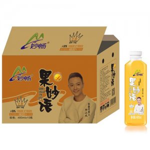 妙畅果妙语益生菌复合果汁480ml（芒果味）