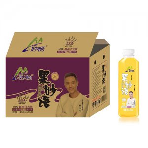 妙畅果妙语益生菌复合果汁480ml（百香果味）