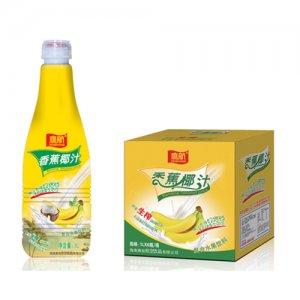 鹰航香蕉椰汁1L