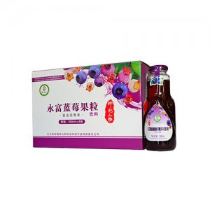 永富野生蓝莓果粒饮料