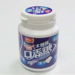 凯得灵木糖醇低糖口香糖蓝莓口味52g