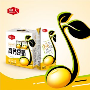 皇人高钙豆奶250mlx12盒
