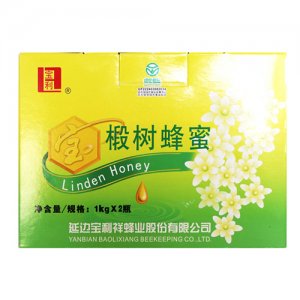 宝利椴树蜂蜜1kgx2瓶