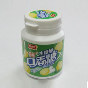 凯得灵木糖醇低糖口香糖柠檬口味52g