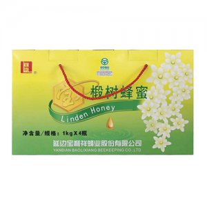 宝利椴树蜂蜜1kgx4瓶