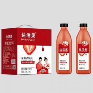 达活泉鲜榨草莓汁1.15Lx6