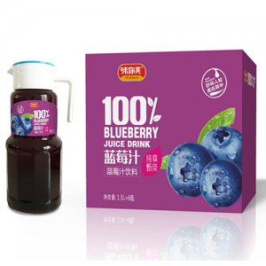 味你美蓝莓汁1.5L6瓶